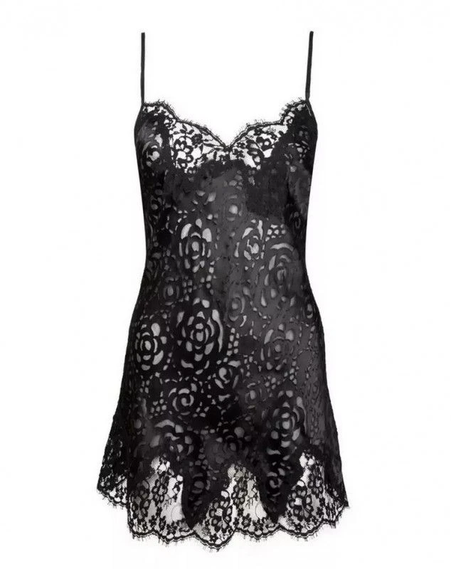 Babydoll Lise Charmel Dressing Floral (Noir) 2 Babydoll Lise Charmel Dressing Floral (Noir) – Image 2