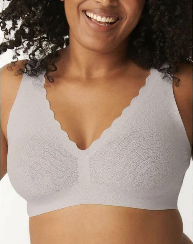 Bralette En Dentelle Sloggi Zero Feel Lace (Angora) 2 Bralette En Dentelle Sloggi Zero Feel Lace (Angora) – Image 2