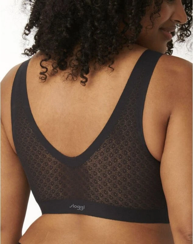Bralette En Dentelle Sloggi Zero Feel Lace (Noir) 4 Bralette En Dentelle Sloggi Zero Feel Lace (Noir) – Image 4