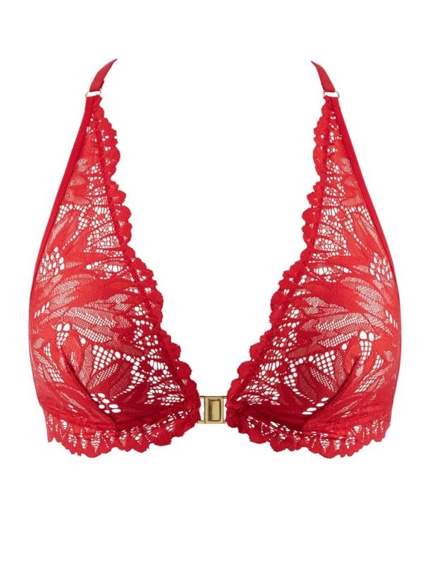 Bralette Triangle Aubade Flowermania (Rouge Floral) 2 Bralette Triangle Aubade Flowermania (Rouge Floral) – Image 2