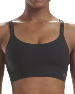 Brassière à Bretelles Réglables Adidas Micro Free Cut (Noir)