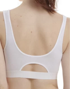 Brassière Adidas Micro Free Cut (Blanc) 5 Brassière Adidas Micro Free Cut (Blanc) -Sous-vetement Soldes Boutique brassiere adidas micro free cut blanc 2