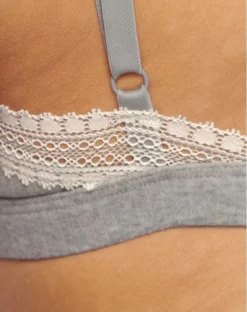 Brassière Sloggi GO Ribbed Coton Bio (Medium Grey Melange) -Sous-vetement Soldes Boutique brassiere sloggi go ribbed coton bio medium grey melange 2