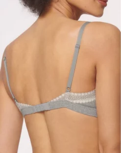 Brassière Sloggi GO Ribbed Coton Bio (Medium Grey Melange) -Sous-vetement Soldes Boutique brassiere sloggi go ribbed coton bio medium grey melange 3