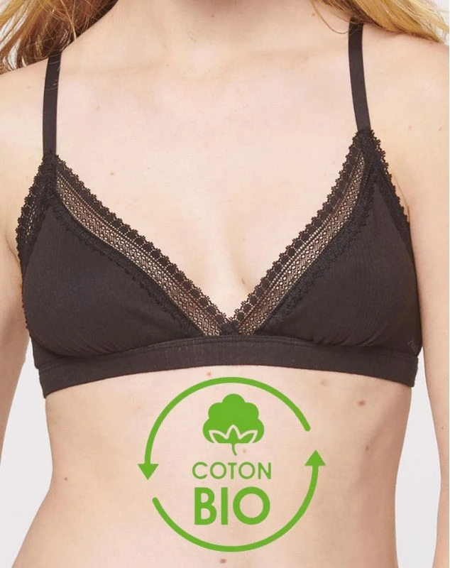 Brassière Sloggi GO Ribbed Coton Bio (Noir) 1 Brassière Sloggi GO Ribbed Coton Bio (Noir)