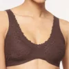Brassière Sloggi Zero Feel Lace (Ebony Brown)