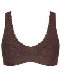 Brassière Sloggi Zero Feel Lace (Ebony Brown) 5 Brassière Sloggi Zero Feel Lace (Ebony Brown) -Sous-vetement Soldes Boutique brassiere sloggi zero feel lace ebony brown 2