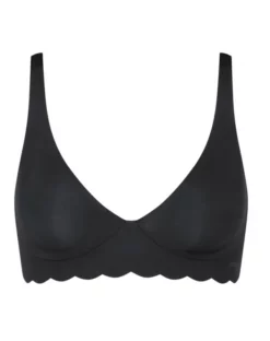Brassière Sloggi Zero Microfibre (Noir) -Sous-vetement Soldes Boutique brassiere sloggi zero microfibre noir 1 4