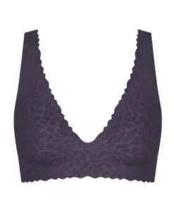 Brassière Top Sloggi Zero Feel Lace (Blueberry) -Sous-vetement Soldes Boutique brassiere top sloggi zero feel lace blueberry 2