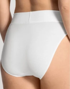 Culotte Haute Calida Elastic (Blanc) -Sous-vetement Soldes Boutique culotte haute calida elastic blanc 2