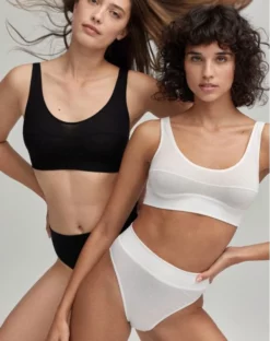 Culotte Haute Calida Elastic (Blanc) -Sous-vetement Soldes Boutique culotte haute calida elastic blanc 4