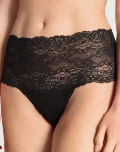 Culotte Haute Calida Sensual Secrets (Noir)