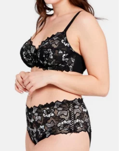 Culotte Sans Complexe Arum Gala (Noir/Gris/Blanc) -Sous-vetement Soldes Boutique culotte sans complexe arum gala noirgrisblanc 4