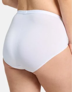 Culotte Sans Complexe Coton D'arum (Blanc) -Sous-vetement Soldes Boutique culotte sans complexe coton d arum blanc 3
