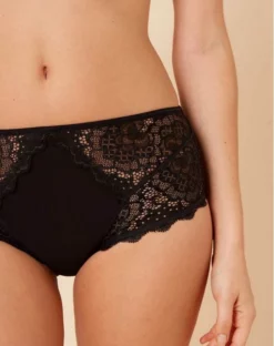 Simone Perele Culotte Simone Pérèle Caresse (Noir) -Sous-vetement Soldes Boutique culotte simone perele caresse noir 2