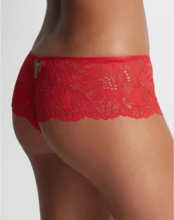 Culotte St Tropez Aubade Flowermania (Rouge Floral) 6 Culotte St Tropez Aubade Flowermania (Rouge Floral) -Sous-vetement Soldes Boutique culotte st tropez aubade flowermania rouge floral 2