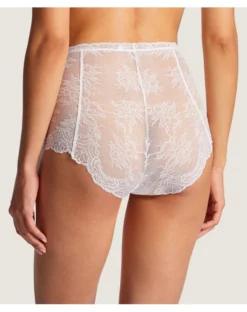 Culotte Taille Haute Aubade Danse Des Sens (Opale) -Sous-vetement Soldes Boutique culotte taille haute aubade danse des sens opale 2