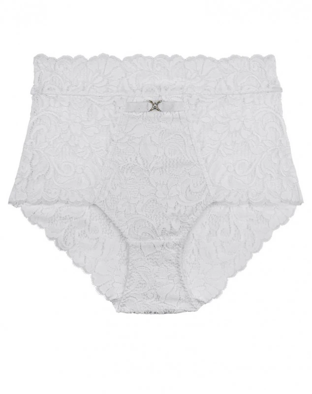 Culotte Taille Haute Aubade Mon Bijou (Blanc) 2 Culotte Taille Haute Aubade Mon Bijou (Blanc) – Image 2