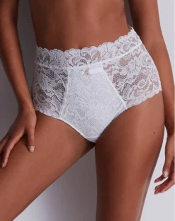 Culotte Taille Haute Aubade Mon Bijou (Blanc)