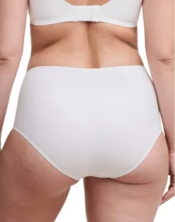 Culotte Taille Haute Chantelle Graphic Support (Blanc) -Sous-vetement Soldes Boutique culotte taille haute chantelle graphic support blanc 2