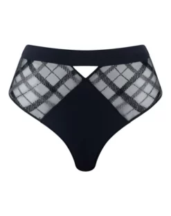 Culotte Taille Haute Louisa Bracq Albanach (Noir) -Sous-vetement Soldes Boutique culotte taille haute louisa bracq albanach noir 2