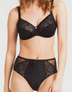 Culotte Taille Haute Louisa Bracq Electric Waves (Noir) -Sous-vetement Soldes Boutique culotte taille haute louisa bracq electric waves noir 2