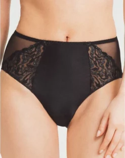 Culotte Taille Haute Louisa Bracq Electric Waves (Noir)