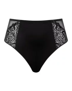 Culotte Taille Haute Louisa Bracq Electric Waves (Noir) -Sous-vetement Soldes Boutique culotte taille haute louisa bracq electric waves noir 3