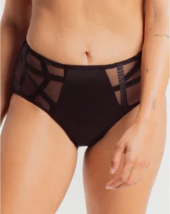 Culotte Taille Haute Louisa Bracq Série (Noir)