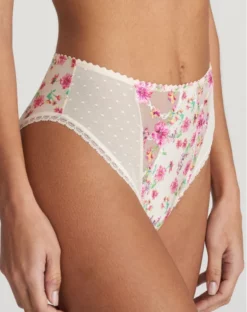 Culotte Taille Haute Marie Jo Chen (Pearled Ivory) -Sous-vetement Soldes Boutique culotte taille haute marie jo chen pearled ivory 2