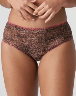 Culotte Taille Haute Prima Donna Twist Café Plume (Cheetah)