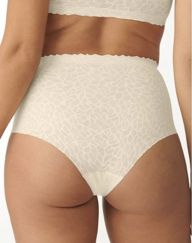 Culotte Taille Haute Sloggi Zero Feel Lace (Angora) 2 Culotte Taille Haute Sloggi Zero Feel Lace (Angora) – Image 2