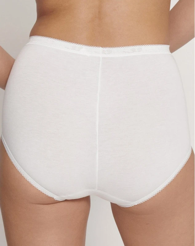 Culottes Basic + Maxi (Lot De 4) Sloggi (Blanc/Nightfall/Blueberry/Gris) 4 Culottes Basic + Maxi (Lot De 4) Sloggi (Blanc/Nightfall/Blueberry/Gris) – Image 4