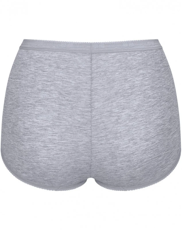 Culottes Basic + Maxi (Lot De 4) Sloggi (Blanc/Nightfall/Blueberry/Gris) 6 Culottes Basic + Maxi (Lot De 4) Sloggi (Blanc/Nightfall/Blueberry/Gris) – Image 6