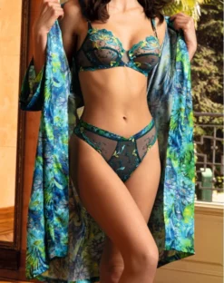 Déshabillé Lise Charmel Grâce Aquatique (Floral Aqua)