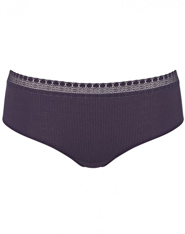 Hipsters (Lot De 2) Coton Bio Sloggi GO Ribbed (Blueberry) 4 Hipsters (Lot De 2) Coton Bio Sloggi GO Ribbed (Blueberry) – Image 4