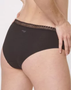 Hipsters (Lot De 2) Coton Bio Sloggi GO Ribbed (Noir) 7 Hipsters (Lot De 2) Coton Bio Sloggi GO Ribbed (Noir) -Sous-vetement Soldes Boutique hipsters lot de 2 coton bio sloggi go ribbed noir 2