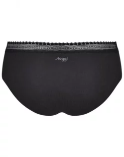 Hipsters (Lot De 2) Coton Bio Sloggi GO Ribbed (Noir) 9 Hipsters (Lot De 2) Coton Bio Sloggi GO Ribbed (Noir) -Sous-vetement Soldes Boutique hipsters lot de 2 coton bio sloggi go ribbed noir 4