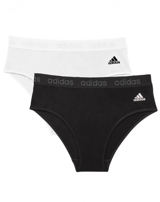 ADIDAS Lot De 2 Slips Micro Free Cut (Noir/Blanc) 1 ADIDAS Lot De 2 Slips Micro Free Cut (Noir/Blanc)