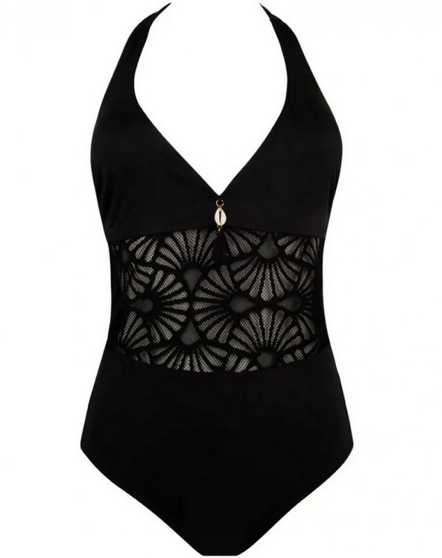 Maillot De Bain Une Pièce Antigel La Muse Dentelle (Noir) 1 Maillot De Bain Une Pièce Antigel La Muse Dentelle (Noir)