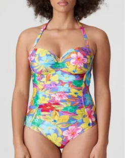 Maillot De Bain Une Pièce Emboîtant Prima Donna Swim Sazan (Blue Bloom) -Sous-vetement Soldes Boutique maillot de bain une piece emboitant prima donna swim sazan blue bloom 2