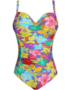 Maillot De Bain Une Pièce Emboîtant Prima Donna Swim Sazan (Blue Bloom) -Sous-vetement Soldes Boutique maillot de bain une piece emboitant prima donna swim sazan blue bloom 5