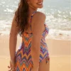 Maillot De Bain Une Pièce Plunge Prima Donna Swim Kea (Rainbow Paradise)