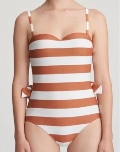 Maillot De Bain Une Pièce Rembourré Bretelles Amovibles Marie Jo Fernanda (Summer Copper)