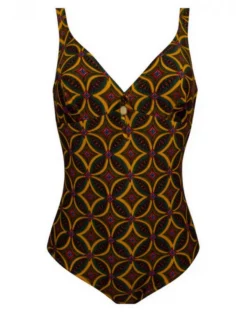 Maillot De Bain Une Pièce Sans Armature Antigel La Muse Africa (Jaune Africa)