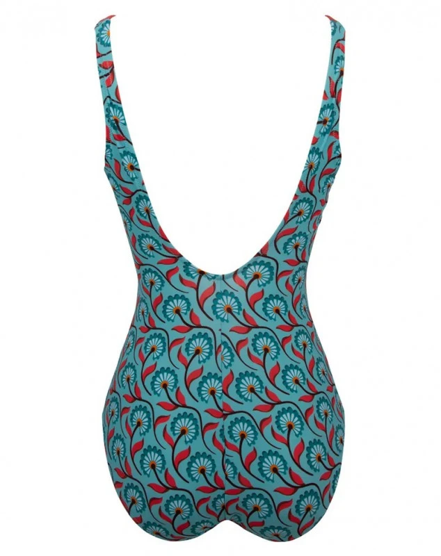 Maillot De Bain Une Pièce Sans Armature Antigel La Muse Bohème (Azur Bohème) 2 Maillot De Bain Une Pièce Sans Armature Antigel La Muse Bohème (Azur Bohème) – Image 2