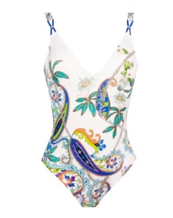 Maillot De Bain Une Pièce Sans Armature Lise Charmel Odyssée Cashmer (Bleu Cashmer)