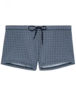 Mini Boxer De Bain HOM Jefrey (Imprimé Marine) -Sous-vetement Soldes Boutique mini boxer de bain hom jefrey imprime marine 2