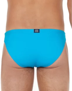 Mini Slip De Bain HOM Sea Life (Turquoise) 6 Mini Slip De Bain HOM Sea Life (Turquoise) -Sous-vetement Soldes Boutique mini slip de bain hom sea life turquoise 2