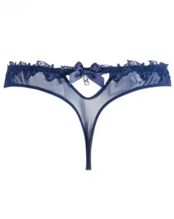 Mini String Lise Charmel Soir De Venise (Bleu Venise) 7 Mini String Lise Charmel Soir De Venise (Bleu Venise) -Sous-vetement Soldes Boutique mini string lise charmel soir de venise bleu venise 3